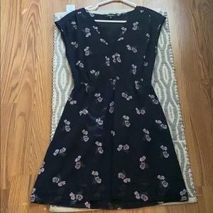 Madewell Navy floral dress